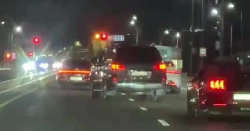 Алматыдағы түнгі жарыстар видеоға түсіп қалды полиция заң бұзушыларды іздестіруде