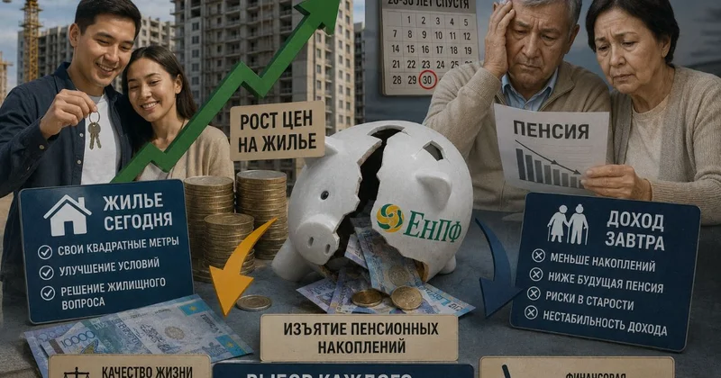 Бүгін пәтер алу, әлде ертең зейнетақы аз болады: Қазақстандықтарда қандай таңдау болды?