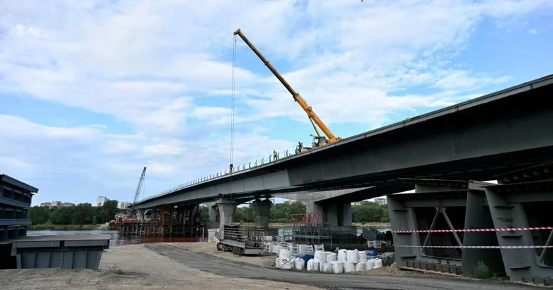 Семейдегі стратегиялық көпір құрылысы 70 пайызға аяқталды