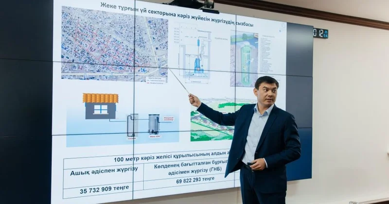 Атырауда қала аумағының 80 пайызын кәріз жүйесімен қамтитын жаңа тұжырымдама ұсынылды