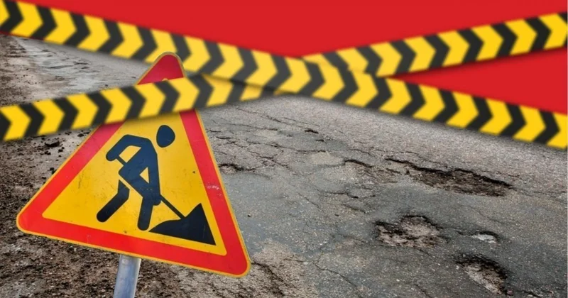 Движение перекрыли на улице А 334 в Астане из за дорожных работ