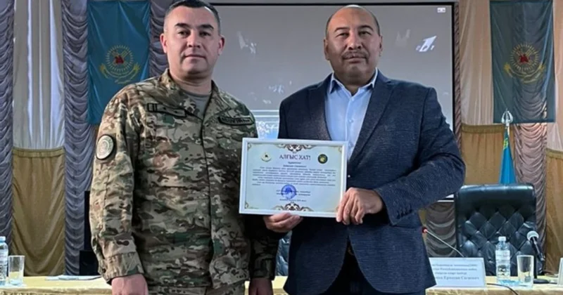 Ұландықтар Олимпиада чемпионымен кездесті
