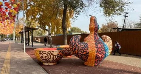 В Алматы завершено благоустройство двух пешеходных зон Жетысуского района