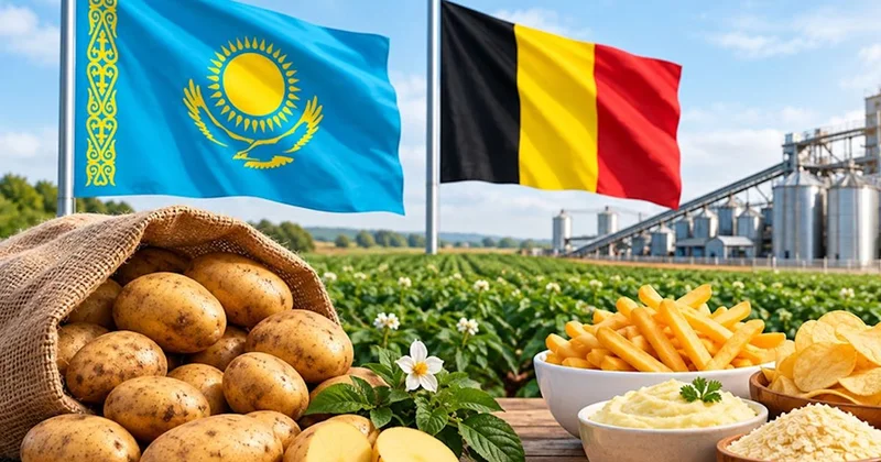 Қазақстан мен Бельгияның картоп келісімі: экспорттық әлеует артады