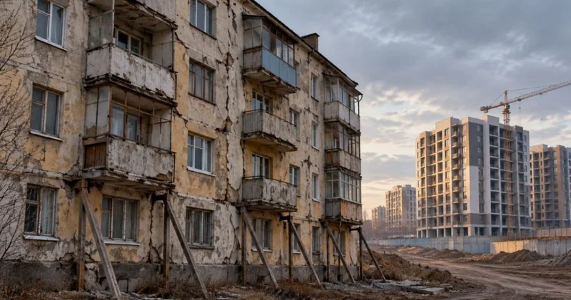 Қауіпті үйлерден көшу жоспары кешеуілдеп тұр