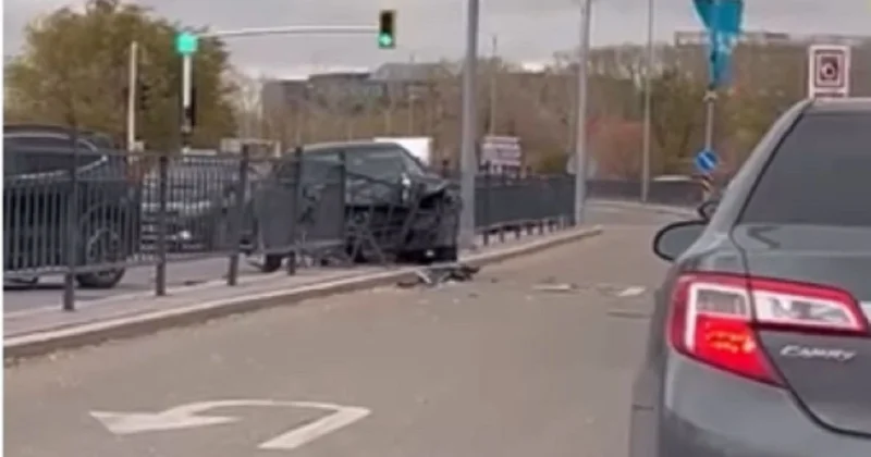 Два человека пострадали в результате массового ДТП в Караганде (видео)