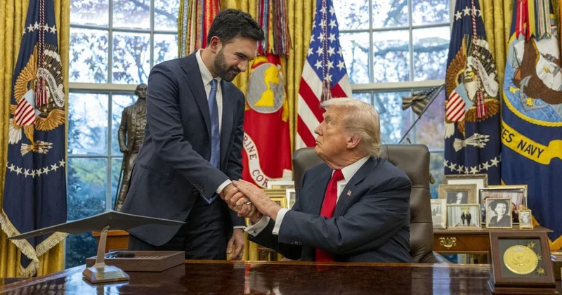 Трамп позволил новому мэру Нью Йорка называть себя фашистом перед журналистами