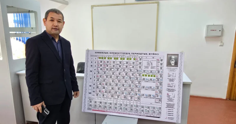 Менделеев кестесі: мектеп мұғалімі QR код арқылы химия пәнін оқытудың жаңа әдісін ойлап тапты