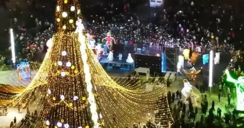 Из за сильного мороза в Петропавловске перенесли церемонию зажжения главной елки