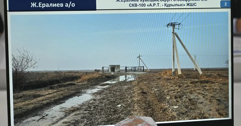 Түркістанда тік дренаждарды қалпына келтірудегі кемшіліктер егістікке зиян тигізді