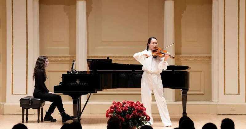 Казахстанская скрипачка вошла в рейтинг победителей международного конкурса в Нью Йорке