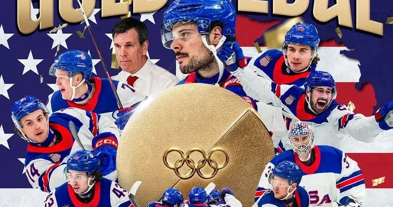 АҚШ құрамасы араға 46 жыл салып хоккейден Олимпиада алтынын жеңіп алды