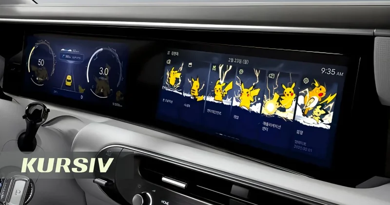 Hyundai rolls out Pokémon themes for its vehicle displays