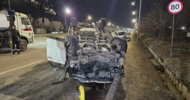 Алматыда түн ауа жол апаты болды фоторепортаж