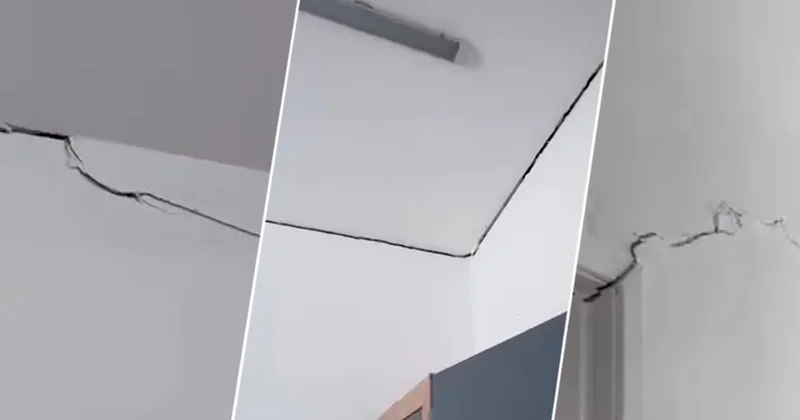 Түркістан облысында салынғанына бір жыл толмаған ғимараттың қабырғалары жарыла бастады