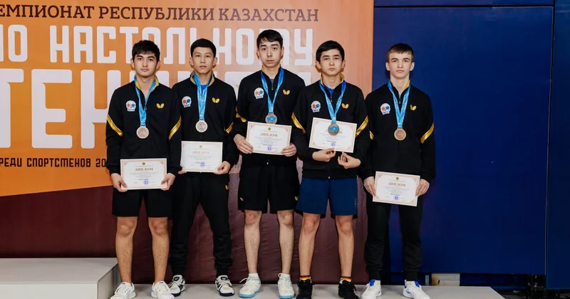 Воспитанники академии Nomad выиграли чемпионат Казахстана по настольному теннису