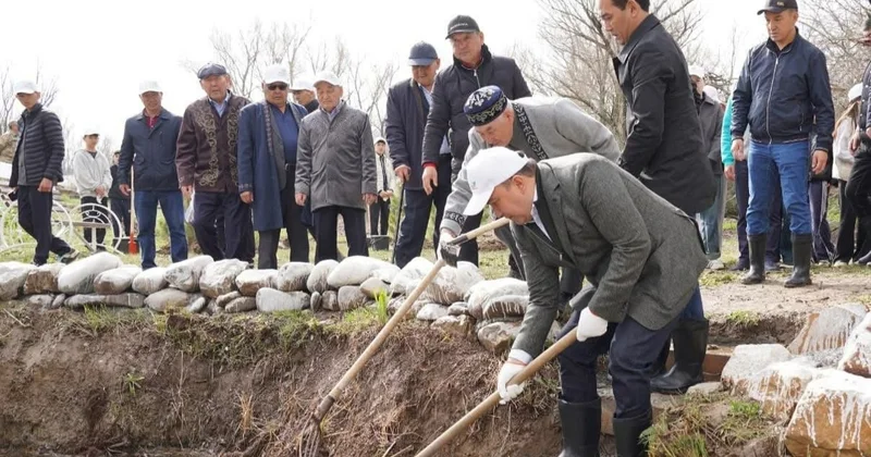 Түркістан облысында өткен Мөлдір бұлақ акциясына 1500 адам қатысты