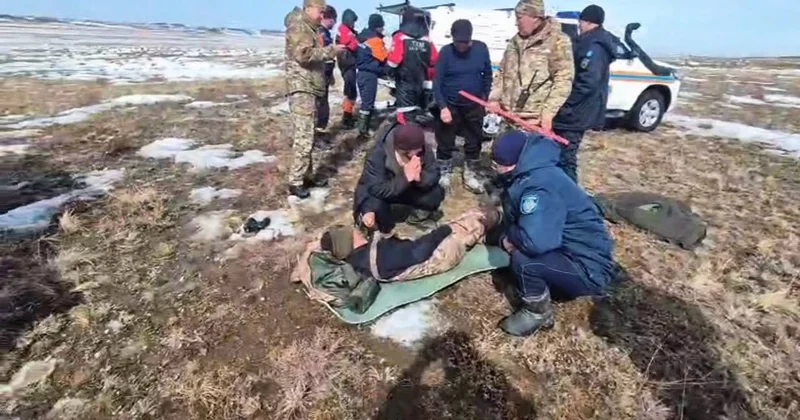 Абай облысында жоғалған ер адам бес күннен кейін иен далада табылды