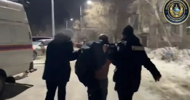 Шахтинскідегі пәтерді өртеген адам ұсталды: полиция видео жариялады