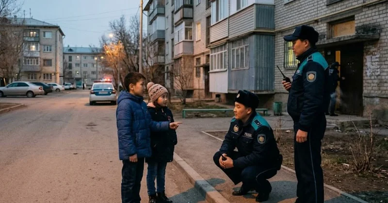 ​Құлсарыда балалар анасын құтқарып қалды