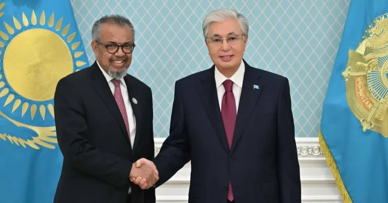 Токаев провёл встречу с главой ВОЗ