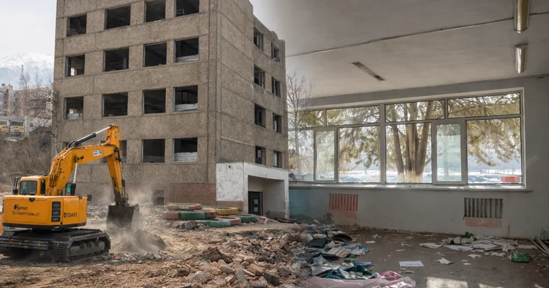 Реконструкция или снос? Что происходит на месте детдома в Баганашыле