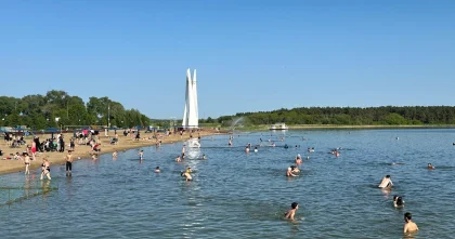 В болото превращается озеро Пестрое после реновации в Петропавловске