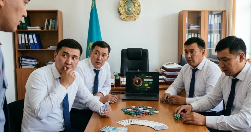 Чиновников уволили за азартные игры на работе в Туркестанской области