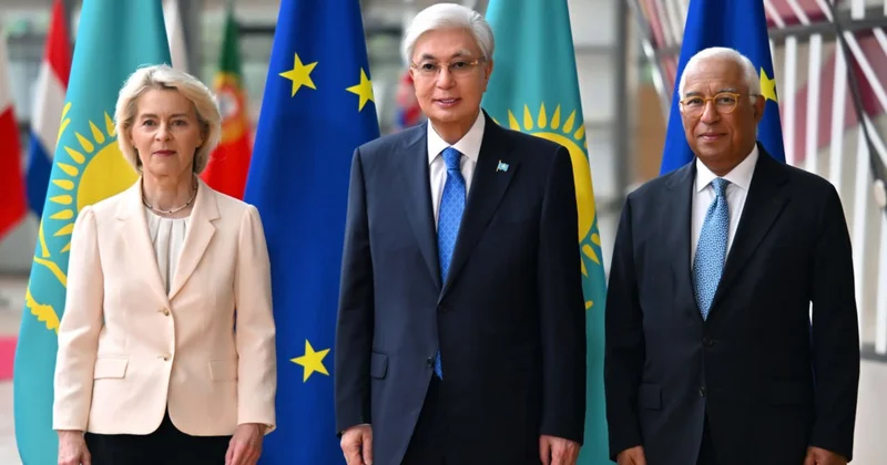 Тоқаев Еуропалық кеңес және Еуропалық комиссия президенттерімен келіссөздер жүргізді