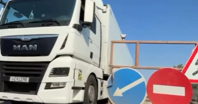 Ресеймен шекарадағы жолда көлік қозғалысы уақытша шектеледі
