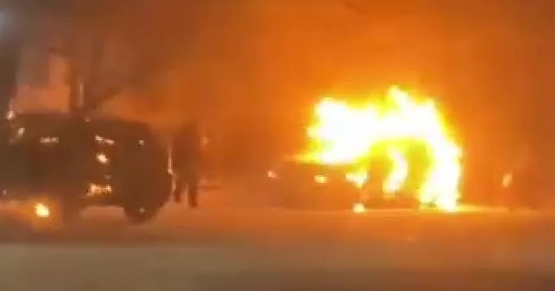 Семейде зейнеткер полицейлердің көліктерін өртеп жіберді сот үкім шығарды