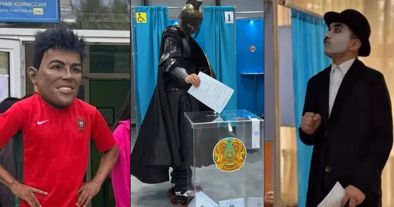 Балқаш жолбарысы, Чаплин және Агамемнон қазақстандықтар сайлауға қандай кейіпте келді