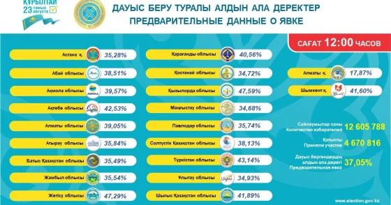 47,59% против 17,87%: ЦИК назвал регионы лидеры и аутсайдеры по явке на выборы