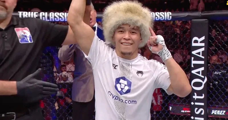 Асу Алмабаев Қатарда өткен UFC турнирінде жеңіске жетті