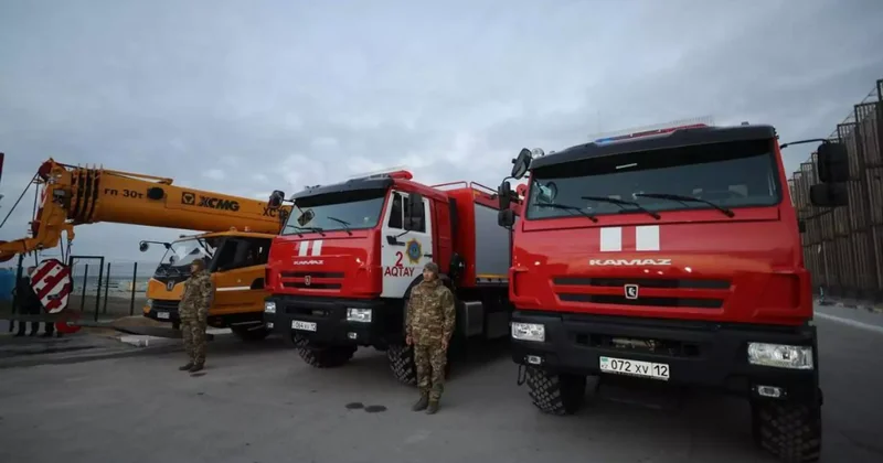 Маңғыстауда бір күнде үш жаңа өрт сөндіру орталығы ашылды