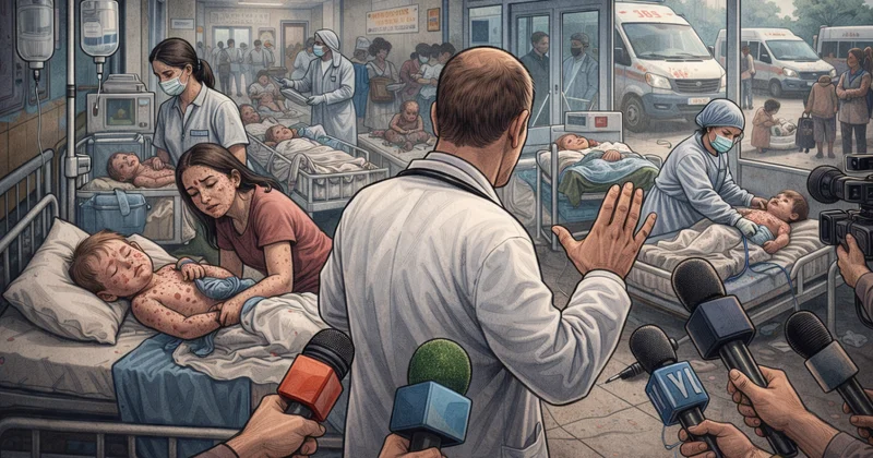 Больницы Шымкента переполнены, но чиновники отрицают, что дети массово болеют корью