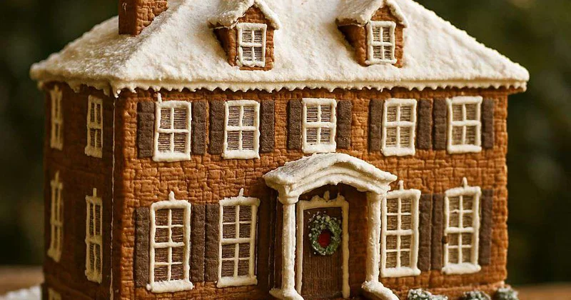 В США построили огромный пряничный дом по мотивам Один дома