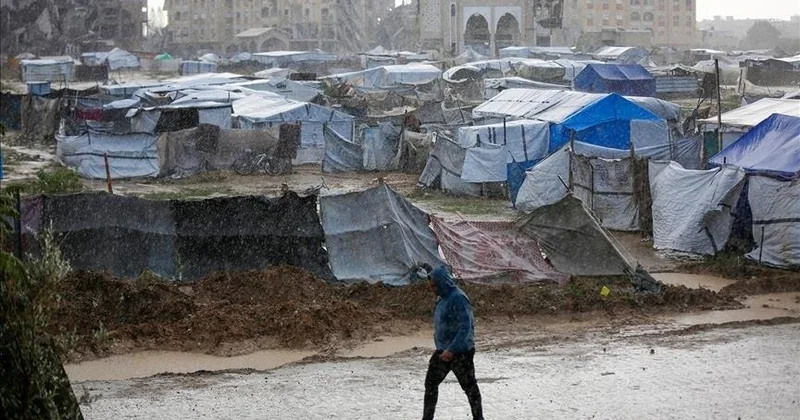 Газа секторында қатты суықтан 10 бала қаза болды