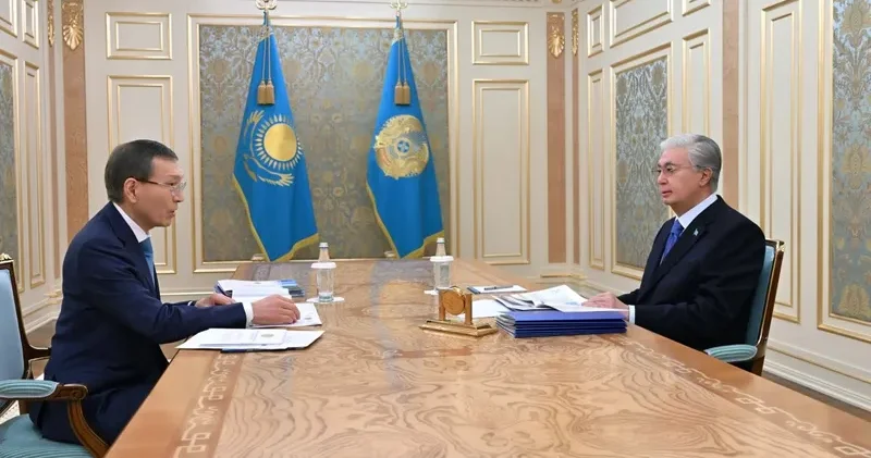 Қасым Жомарт Тоқаев Орталық референдум комиссиясының төрағасын қабылдады