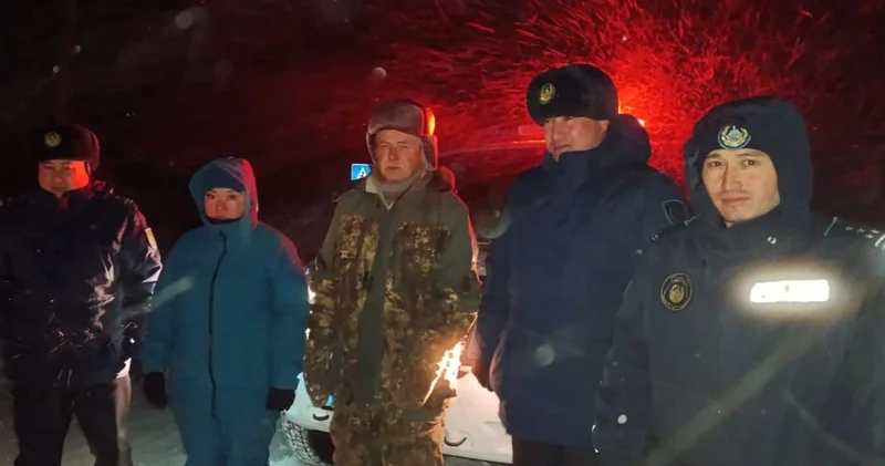 СҚО да қар құрсауында қалған балықшы аман есен құтқарылды