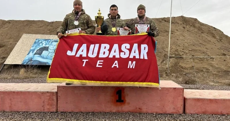 Қонаевта қуатты құрылымдардың мергендері арасында жарыс өтті