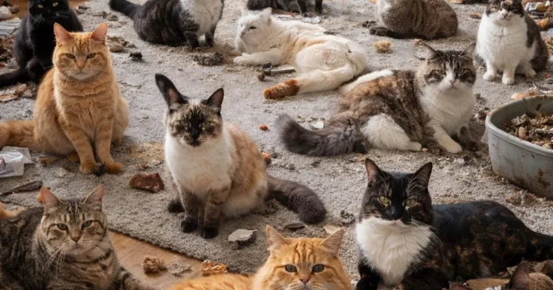 Соседи в Таразе добиваются выселения 20 кошек из однокомнатной квартиры