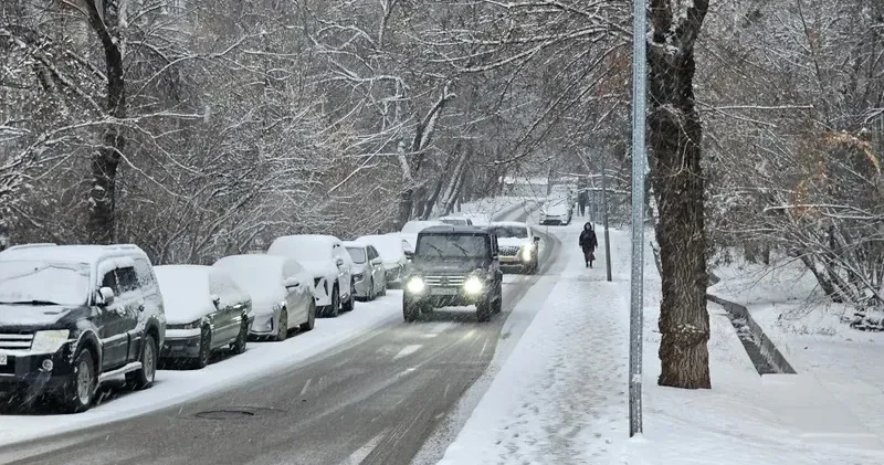 Алматыда ауа райы күрт өзгеріп, қайтадан қыс орнады