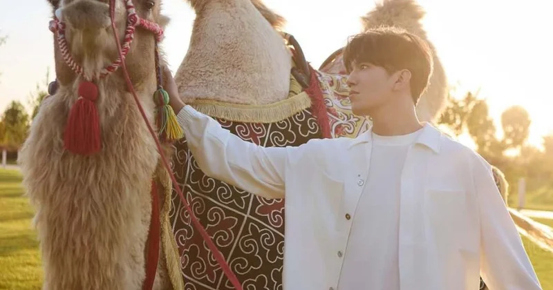 Димаш Кудайберген поделился яркими кадрами из Туркестана