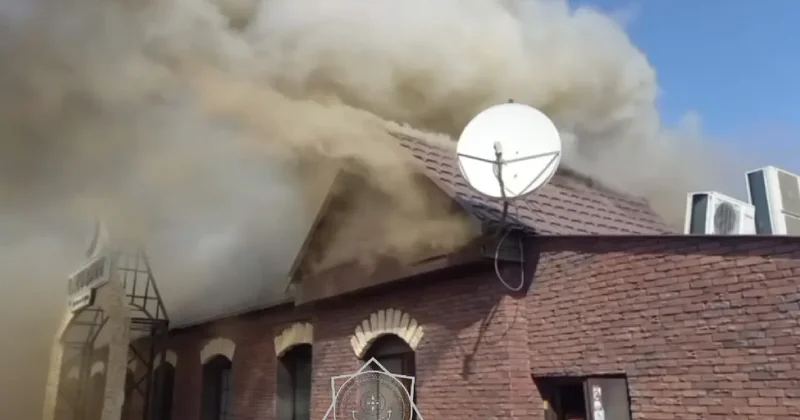 Оралда дәмханадан өрт шықты