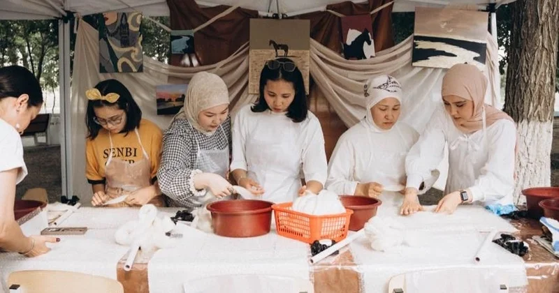 Киізден рух сезінген атыраулық жас шебер ұлттық өнерді дәріптеп жүр