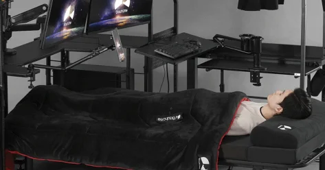 Кровать для геймеров разработали в Японии