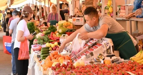 Ярмарка выходного дня в Ауэзовском районе Алматы сменила локацию