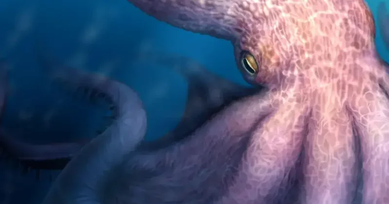19 метровый осьминог, который жил в океанах 100 млн лет назад