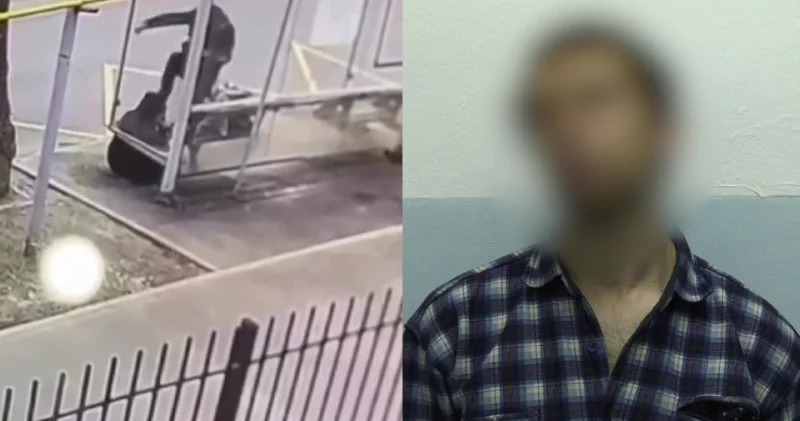 Алматыда зейнеткерді аяусыз соққыға жықты полиция ұстау сәтінің видеосын көрсетті